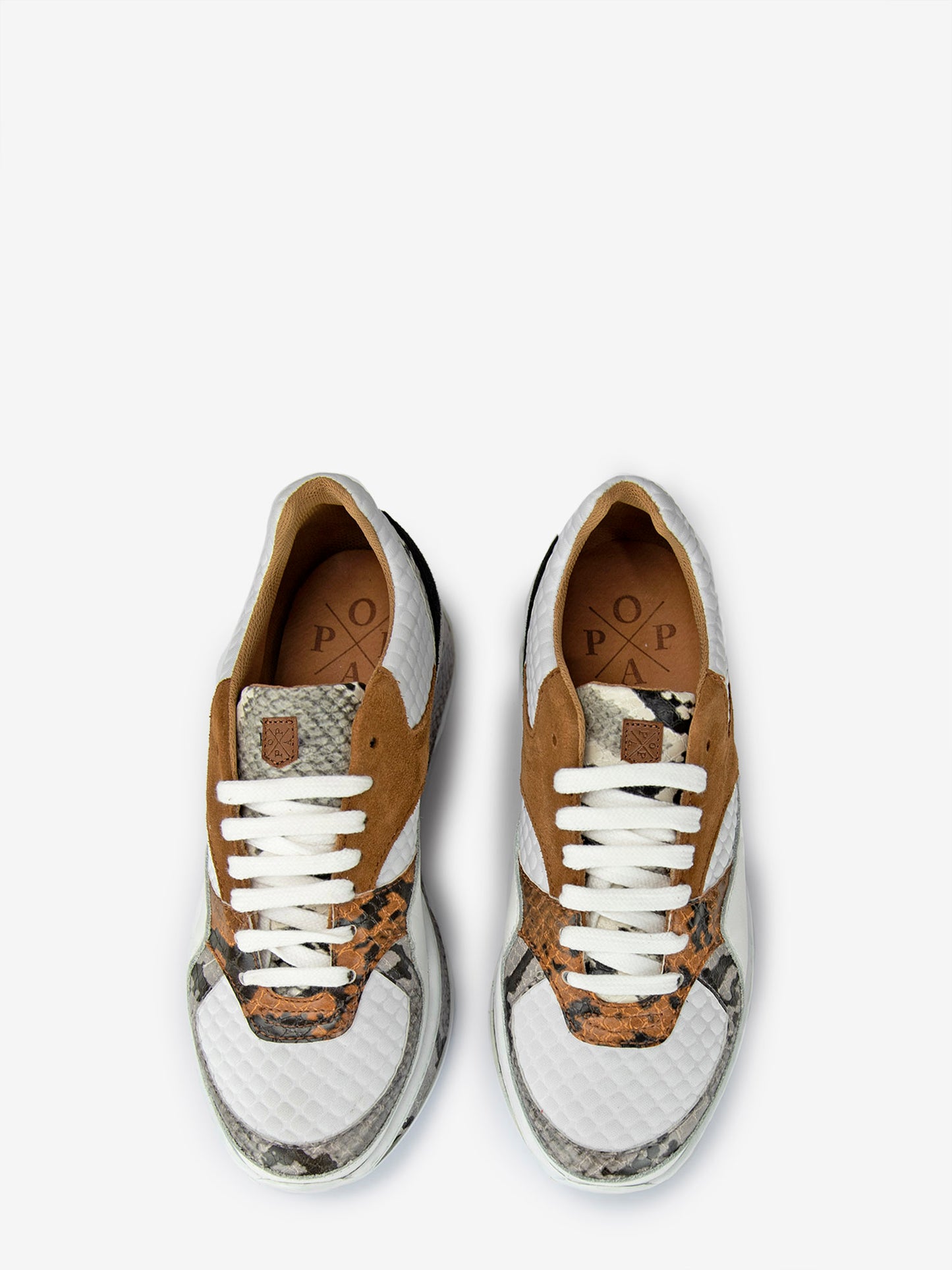 Sneaker Sajama Blanc&Cuero D10237